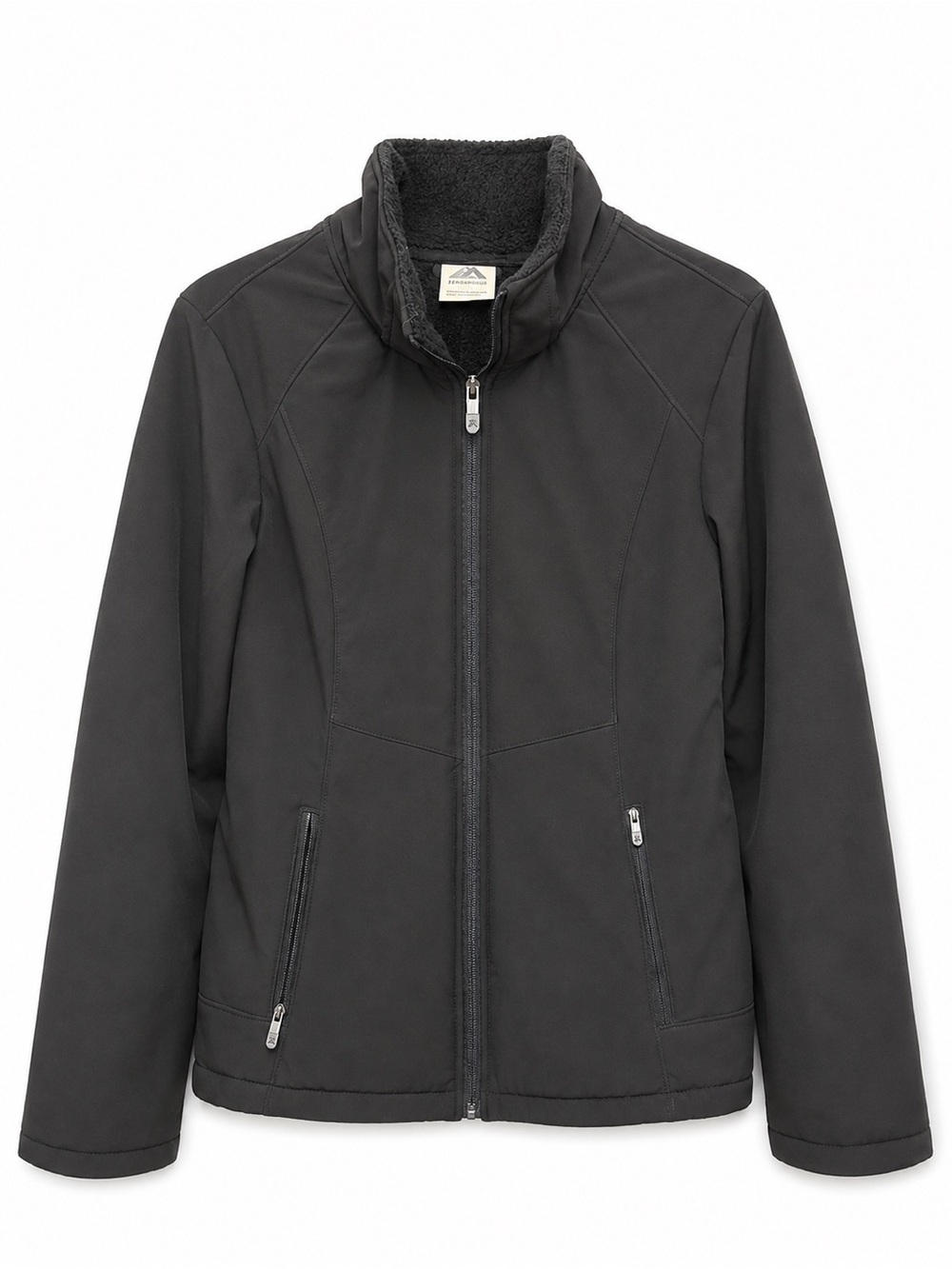 ZeroXposur Black Fleece-Lined Softshell Jacket